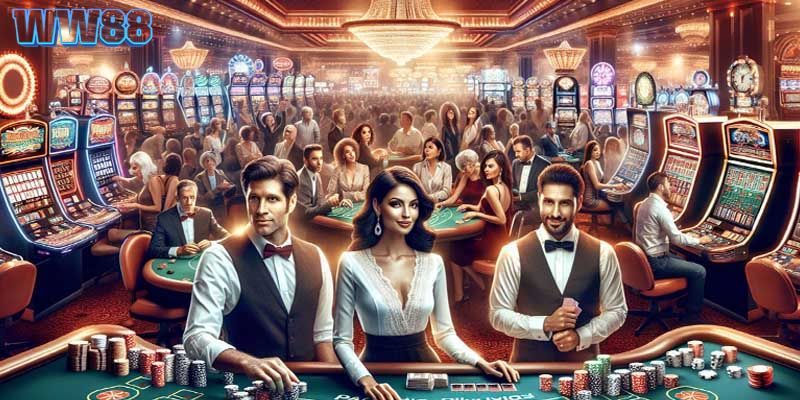 Sảnh casino trực tuyến cùng nhiều siêu phẩm đình đám