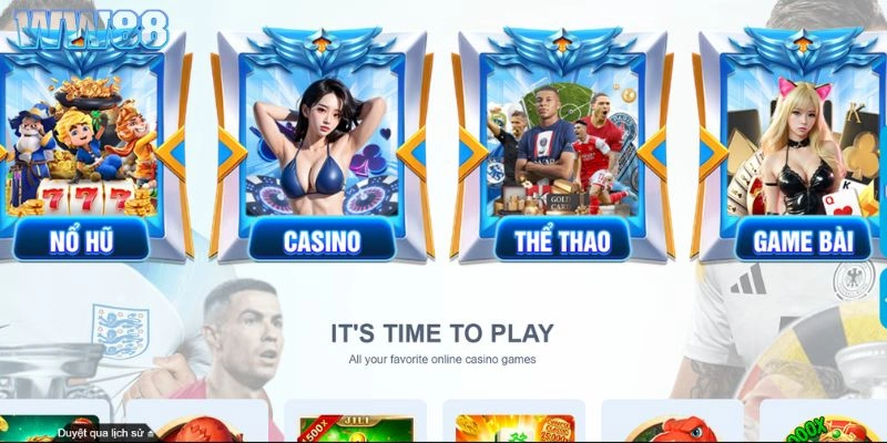  Nhiều sảnh game chất lượng cao được phát triển bởi các nhà phát hành danh tiếng.